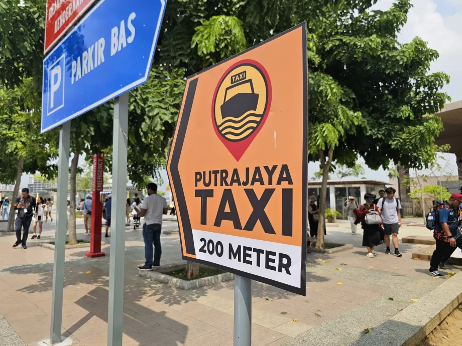 Skilt for Vanntaxi