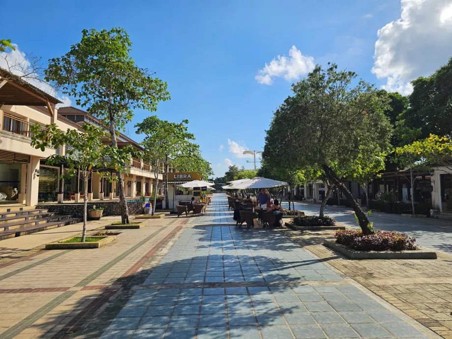 Handlegate mellom avgangs- og ankomsthallen, offentlig del