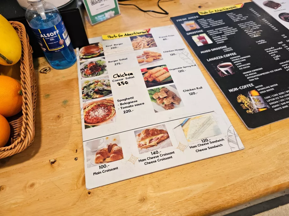 Priser på forfriskninger