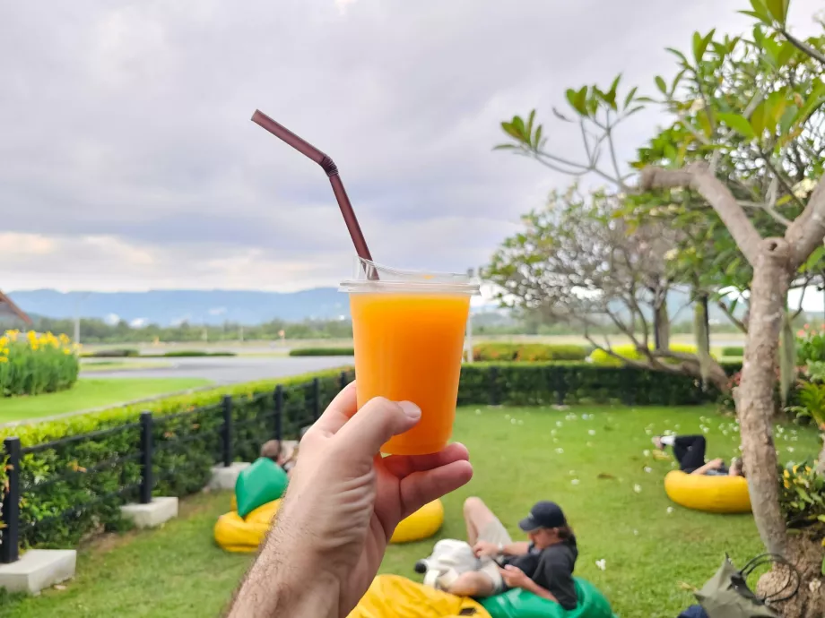 Siste ferskvare før avreise fra Thailand