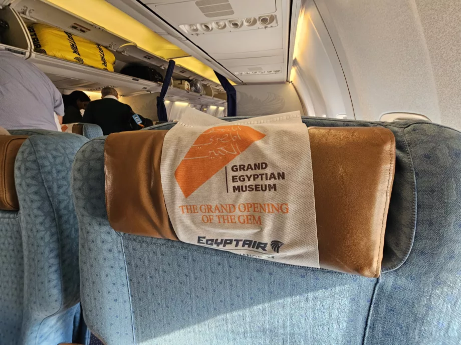 Detalj av nakkestøtten