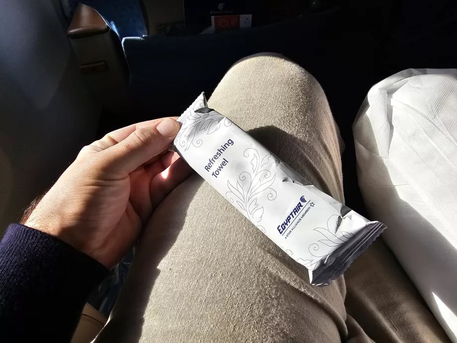 Oppfriskende serviett