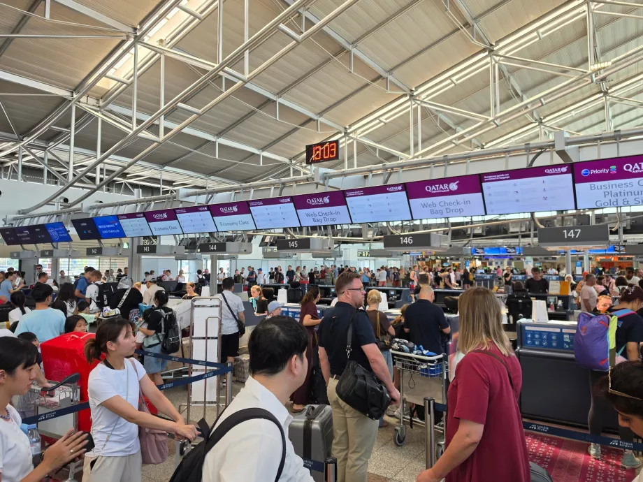 Innsjekking på Praha lufthavn