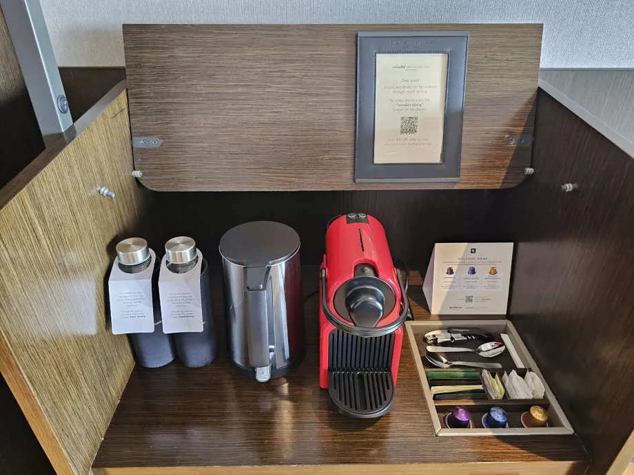 Gratis kaffemaskin og vann