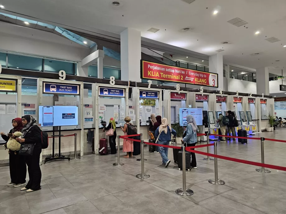 Billetter til langdistansebusser, Terminal 2