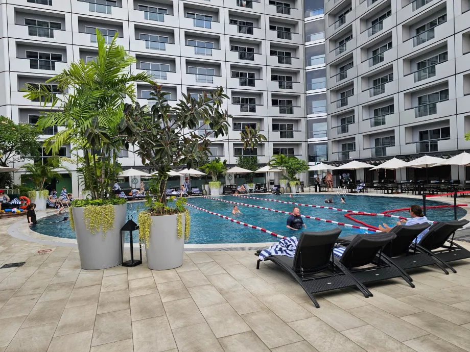 Hotellets svømmebasseng