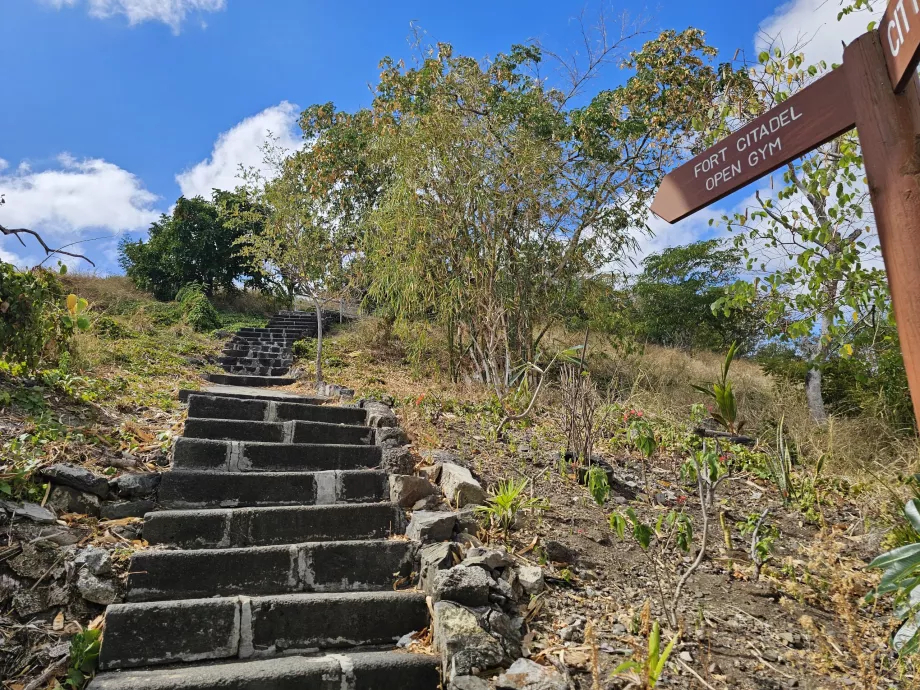 Trapper til Fort Citadellet