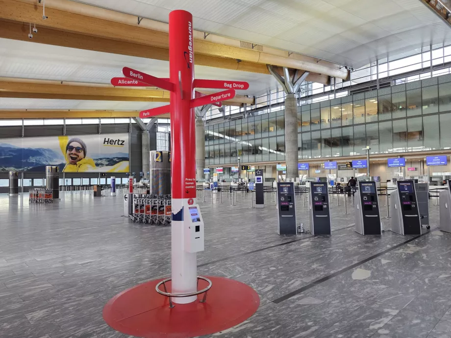 Totem med norske destinasjoner