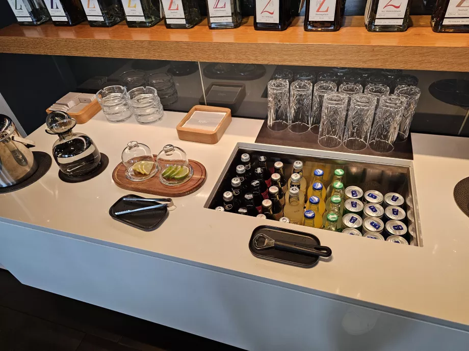 Drinker i røykerommet