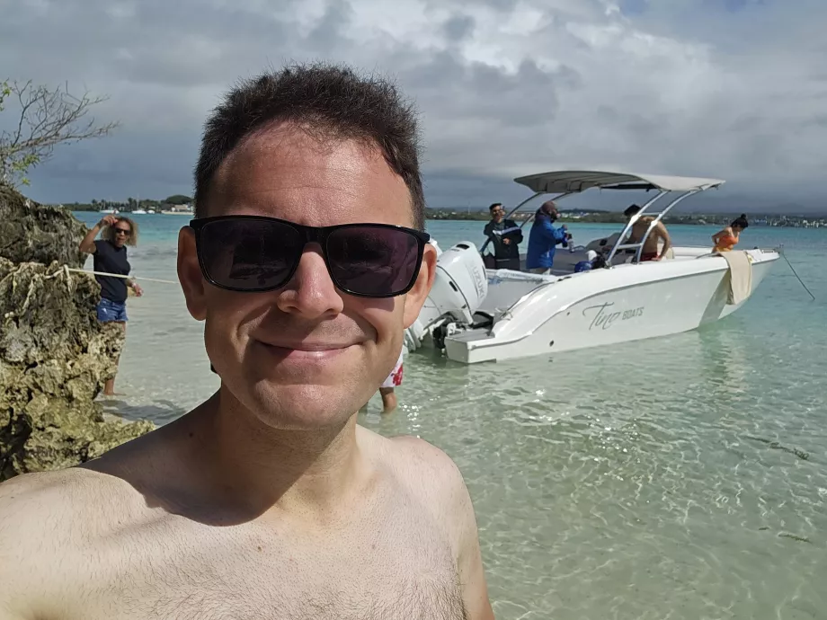 Meg på Ile aux Aigrettes