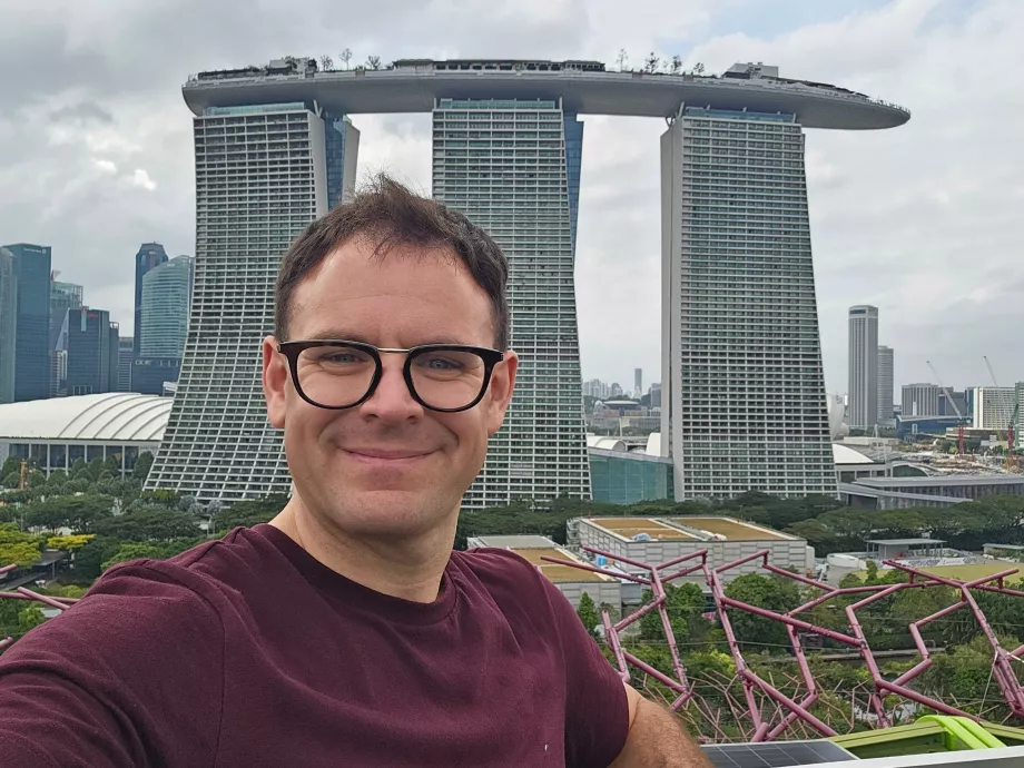 Jeg på Supertree Observatory