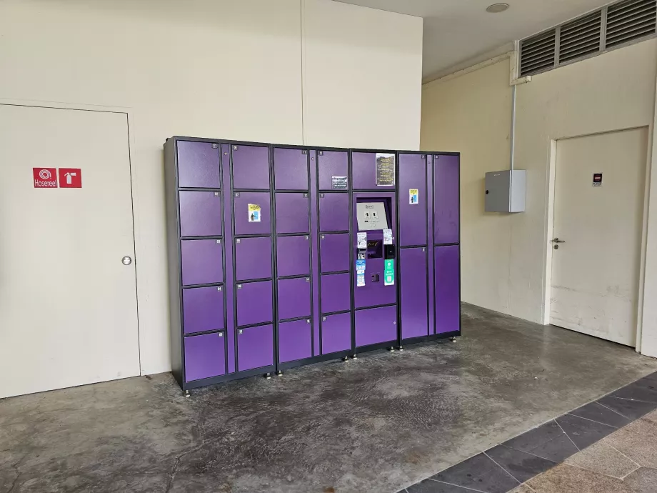 Bagasjeoppbevaring ved hovedinngangen