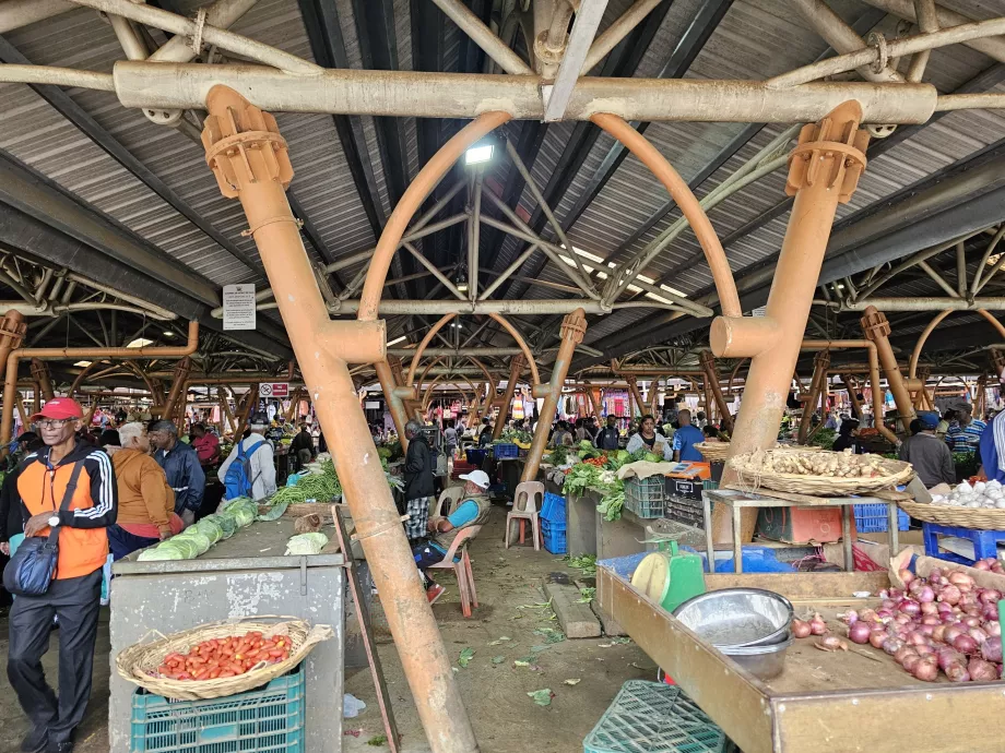 Marked i Flacq sentrum