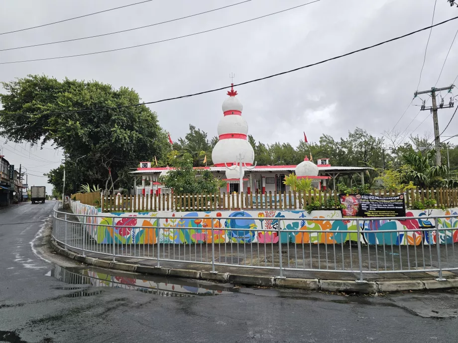 Hinduistisk tempel i Quatre Cocos