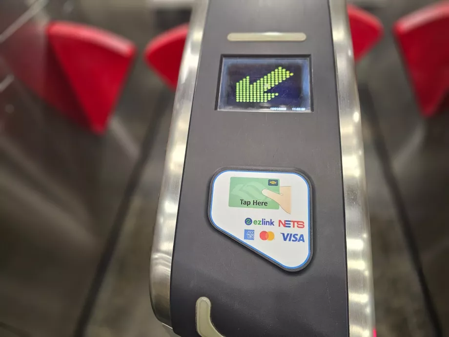 Betale med kort på T-banen