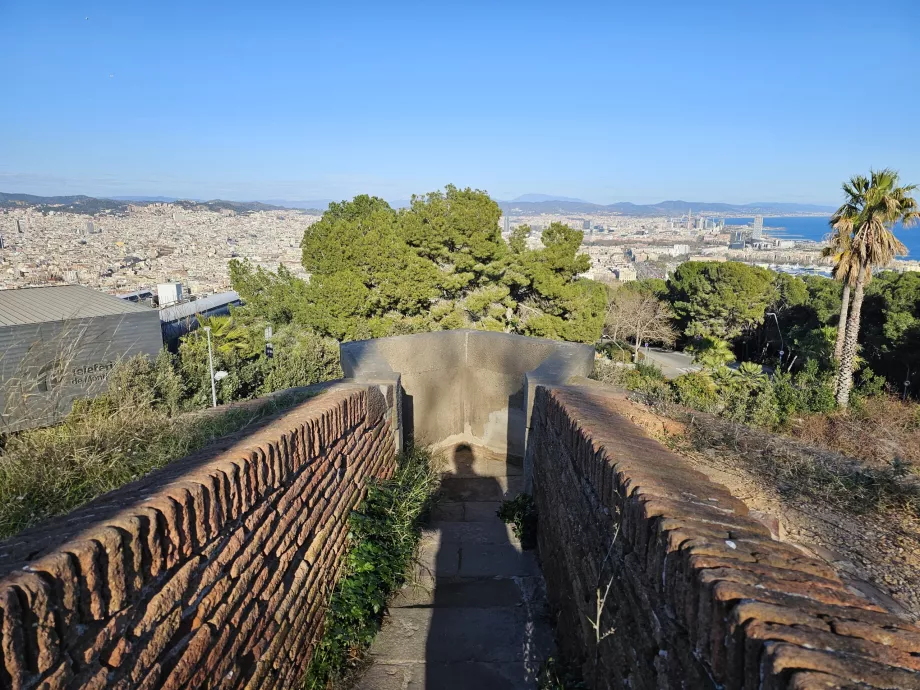 Castell de Montjuic, utsikt