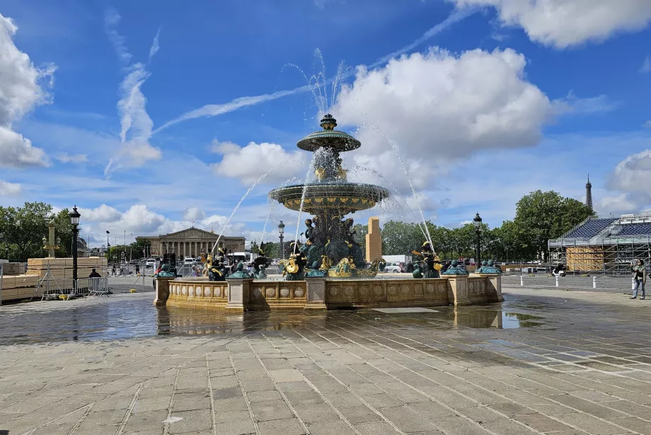 Fontene på Place de la Concorde