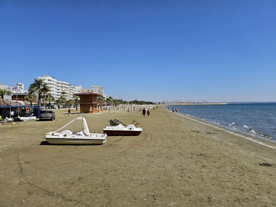 Hovedstranden i Larnaca