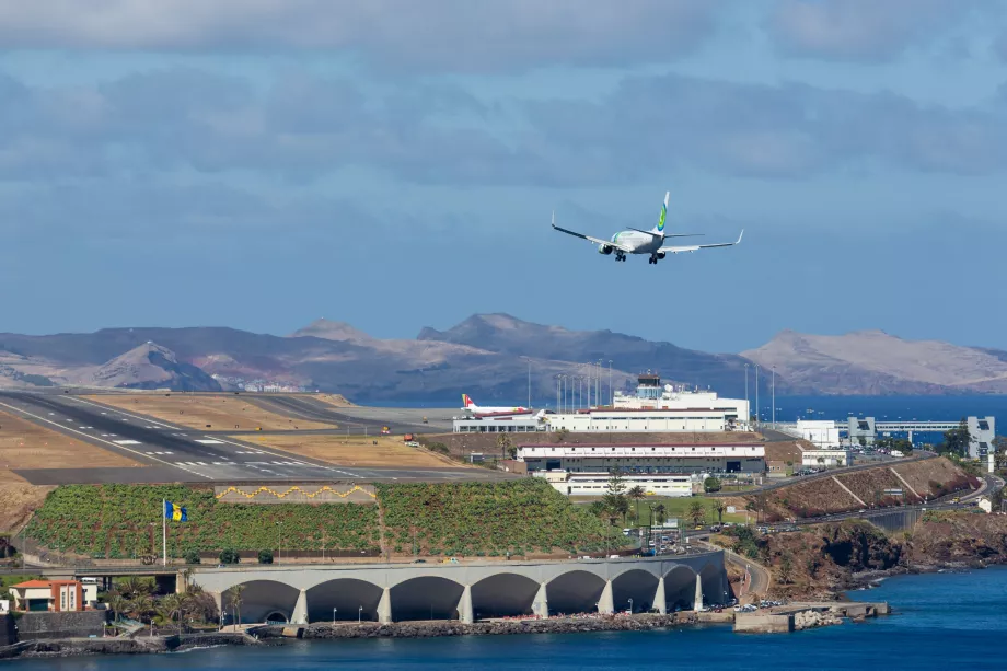 Landing på Madeira lufthavn