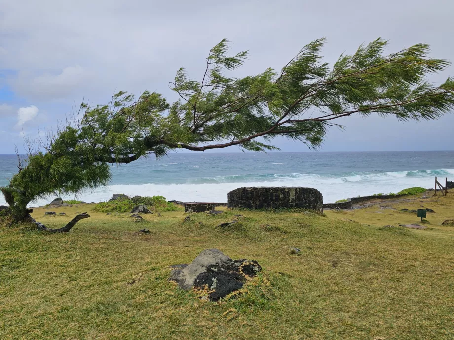 Klippene ved Gris Gris-stranden