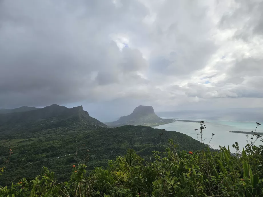 Utsikt fra Piton du Canot