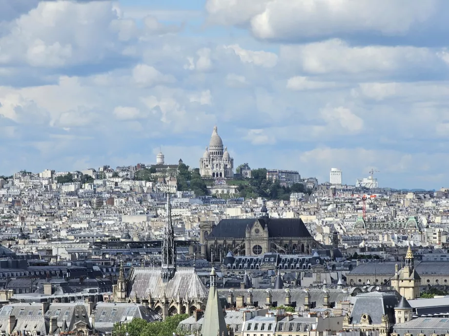 Utsikt over Montmartre fra Pantheon