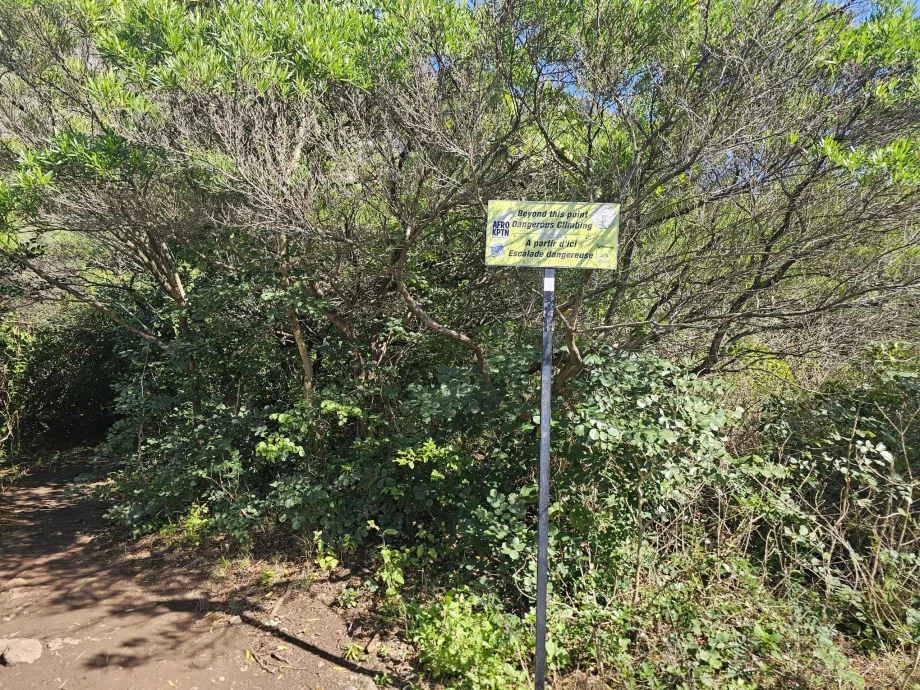 Advarsel om farlige klatrepartier