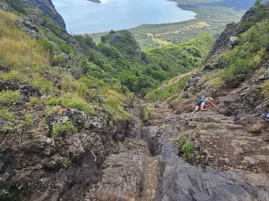 Klatring på Le Morne