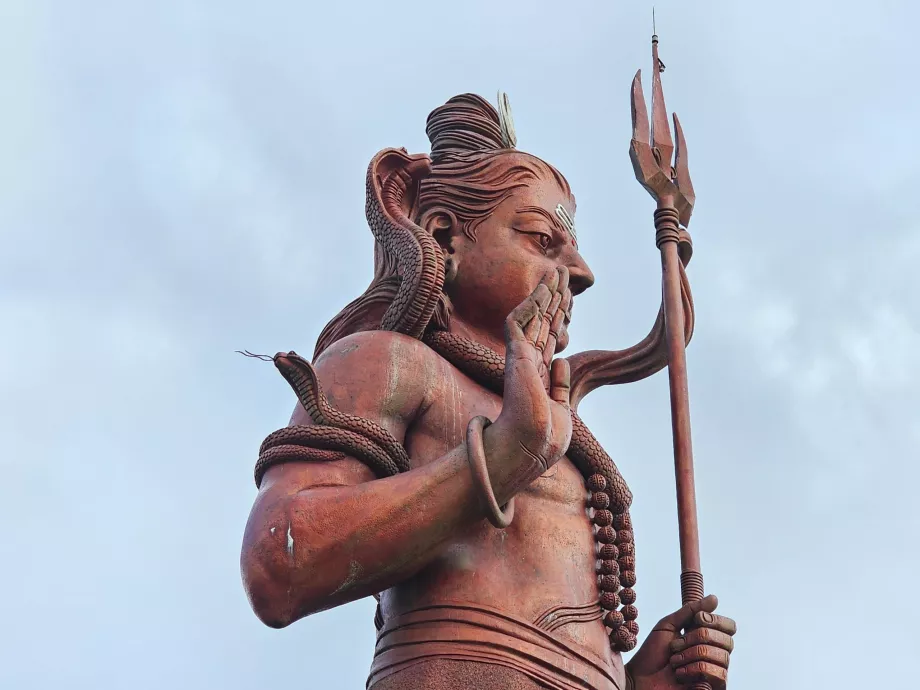 Statuer av Grand Bassin-tempelet