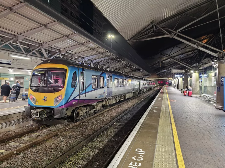 Tog til Manchester lufthavn