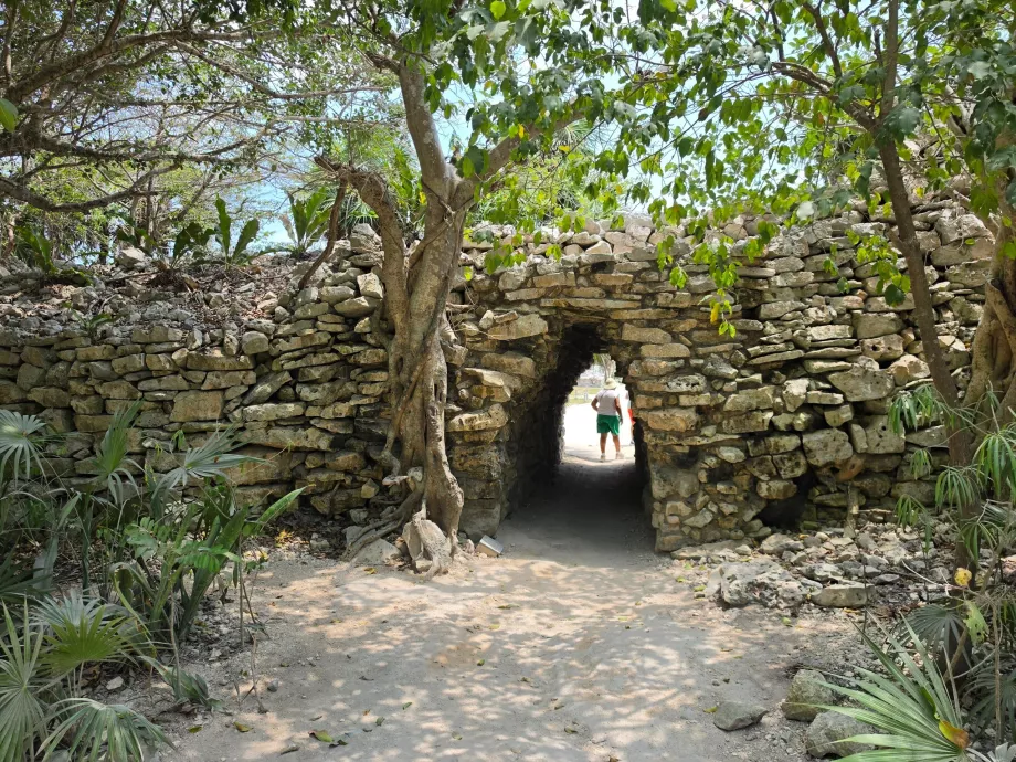 Det arkeologiske området i Tulum