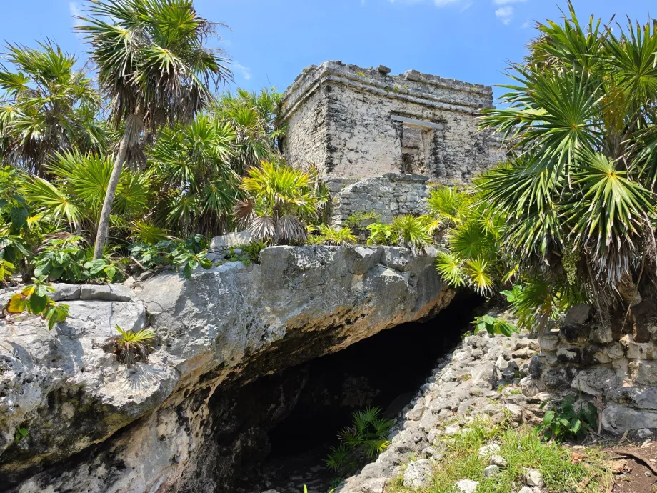Det arkeologiske området i Tulum