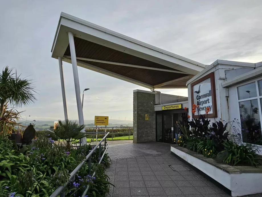 ankomst flyplass Newquay