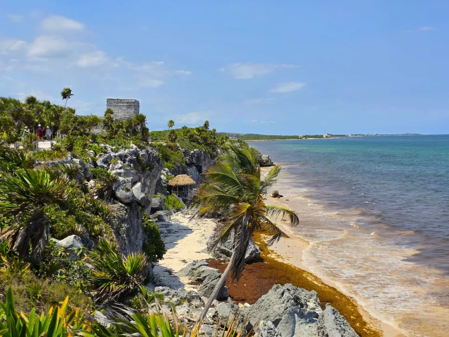 Det arkeologiske området i Tulum