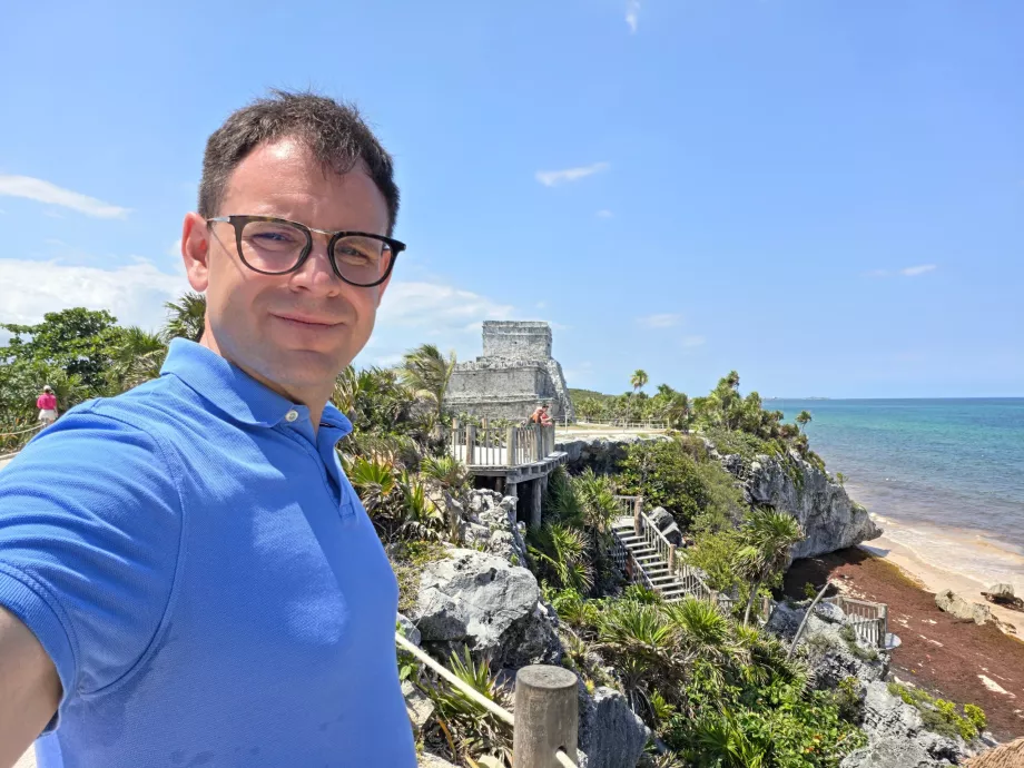 Det arkeologiske området i Tulum