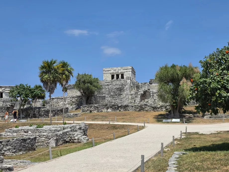 Det arkeologiske området i Tulum