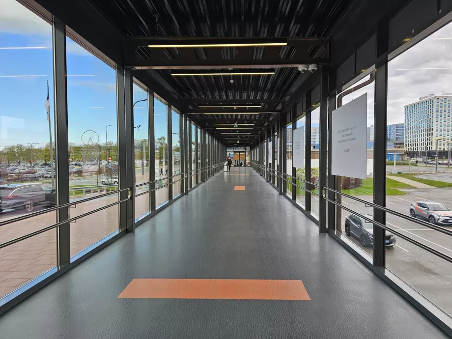 Korridor til trikke- og bussholdeplasser