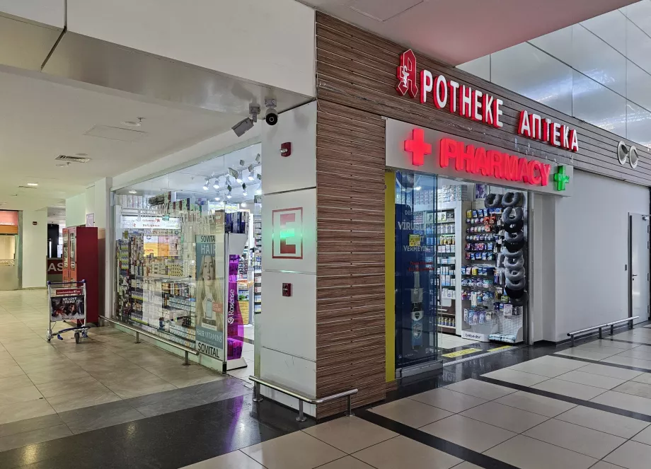 Apotek, offentlig område, Terminal 2