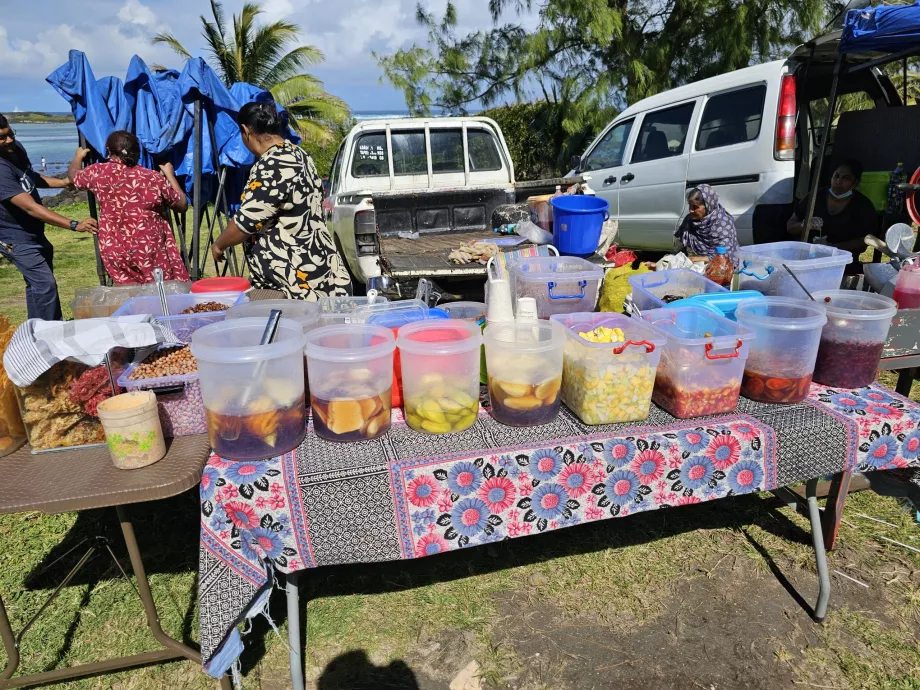 Forfriskninger på stranden