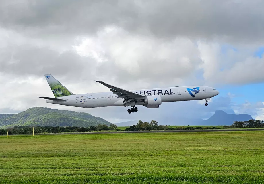 Boeing 777 Air Austral på Mauritius lufthavn