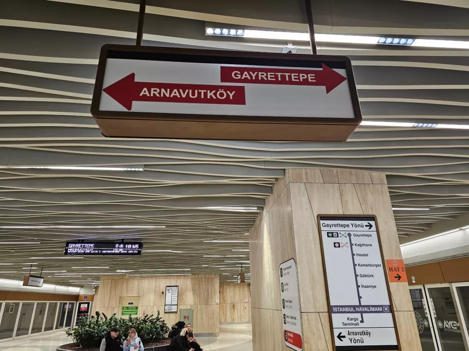 Gayrettepes retning mot sentrum