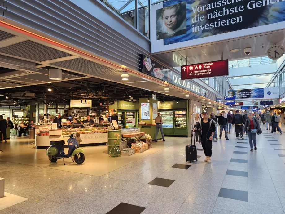 Restaurant i transittområdet