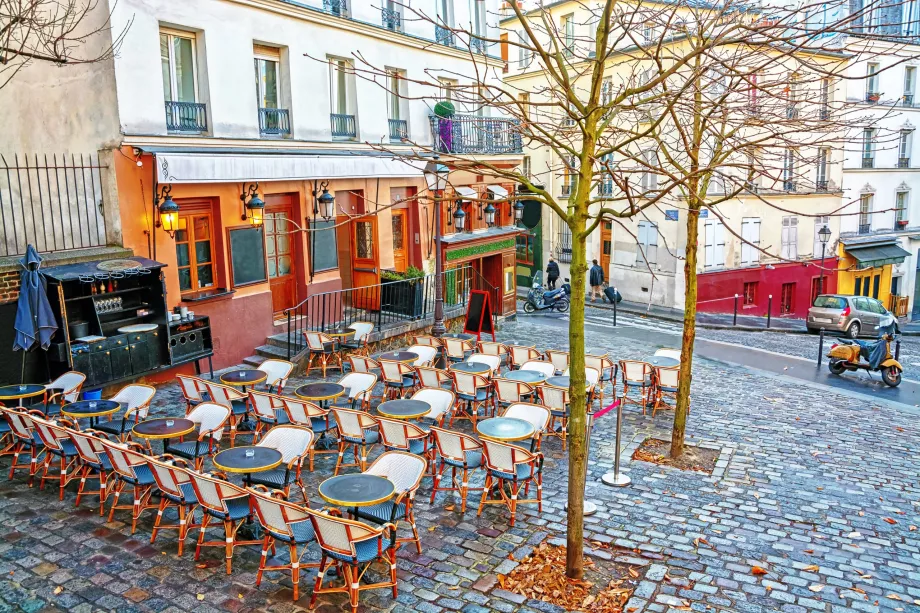 Kafé i Montmartre