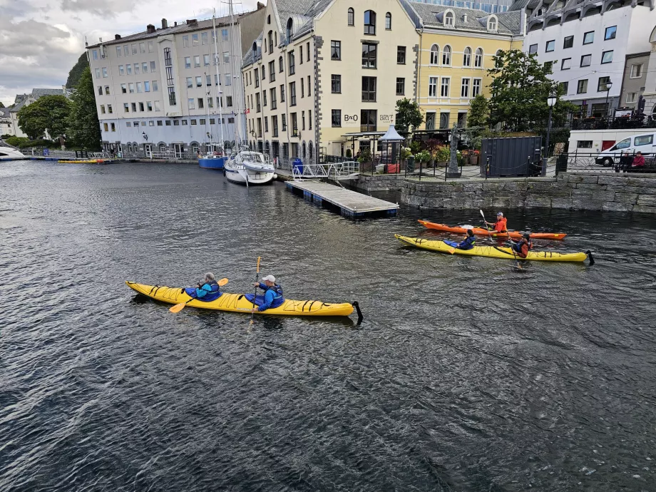 Kajakkpadling i Ålesund