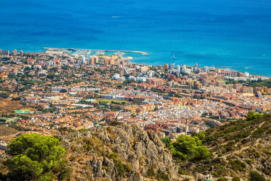 Utsikt over Benalmadena fra Calmaorro