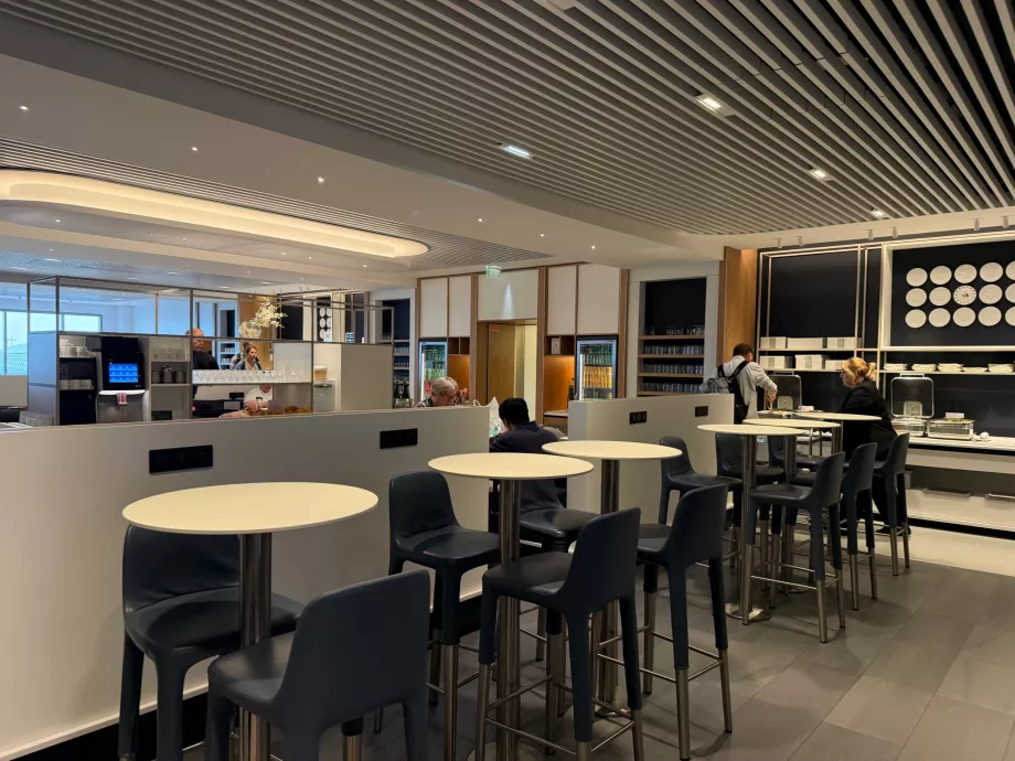 Interiøret i Air France-loungen