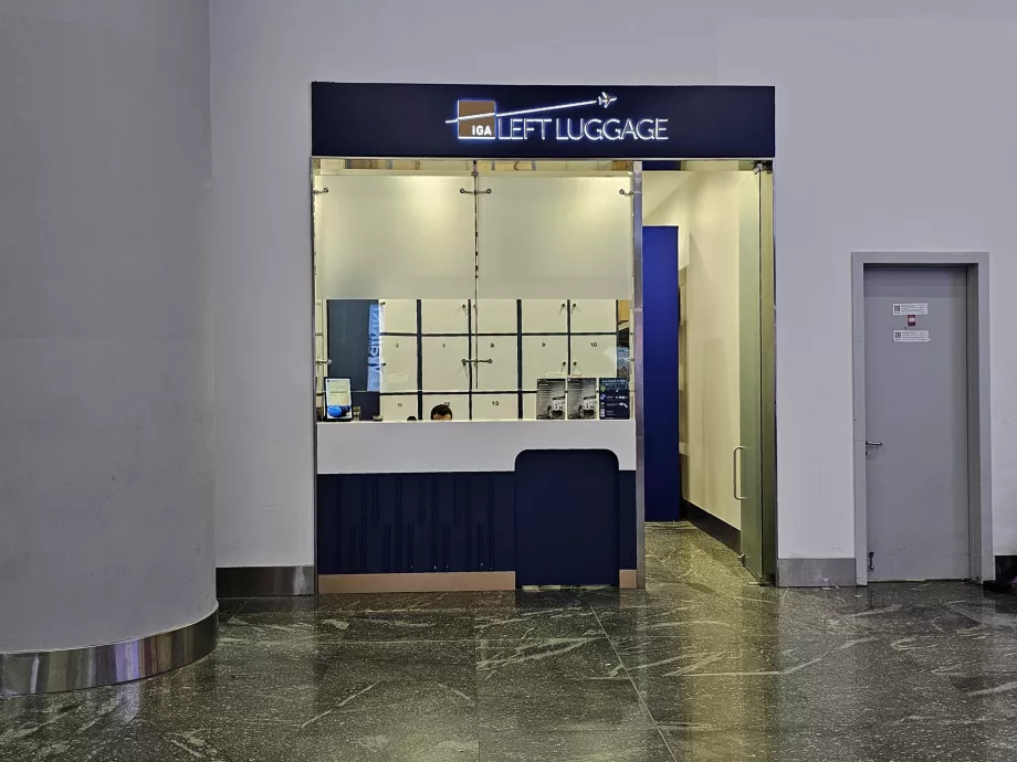 Bagasjeoppbevaring i transittområdet