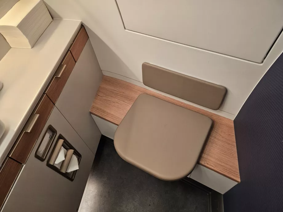 Toalett for passasjerer på første klasse