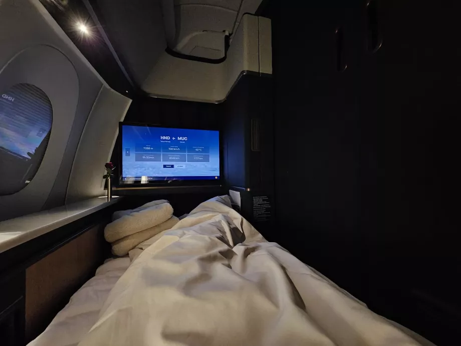 Sofa foldet ut til en seng