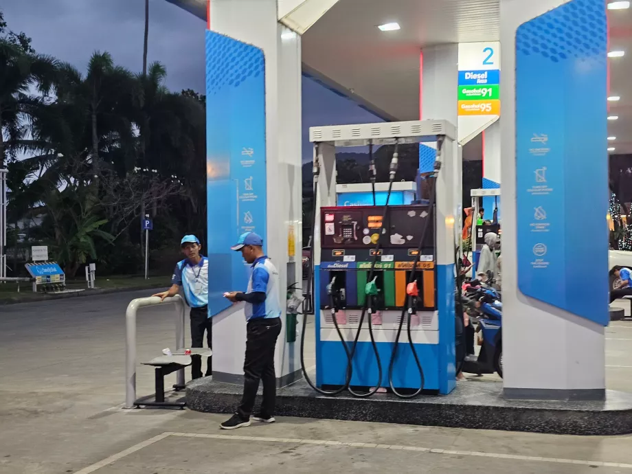 Pumpestasjon med operatør